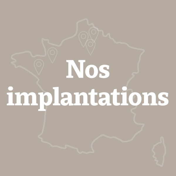 Nos implantations